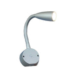 foto della lampada led con presa usb e interruttore per camper