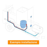 foto dell'installazione del boiler