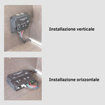 foto dell'istallazione su camper di battery duo system