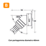 Bocchettone per carico acqua camper