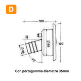 Bocchettone per carico acqua camper