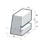 Serbatoio acqua sagomato 125 LT